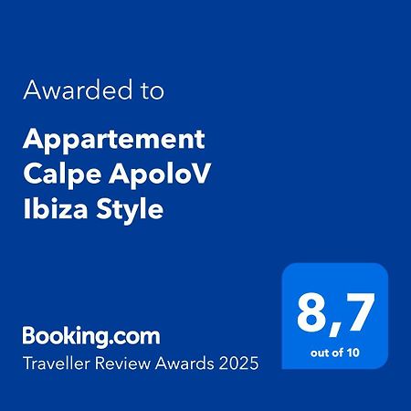 Appartement Calpe Apolov Ibiza Style Bagian luar foto