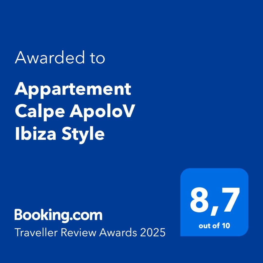 Appartement Calpe Apolov Ibiza Style Bagian luar foto